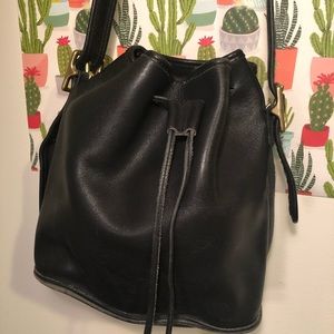 Vintage coach bucket bag